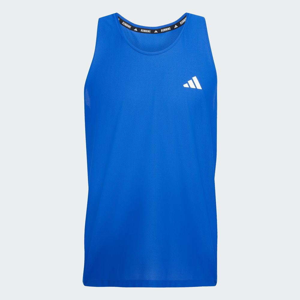 Foto 4 pulgar | Playera Sin Mangas Own The Run Adidas Azul Hombre