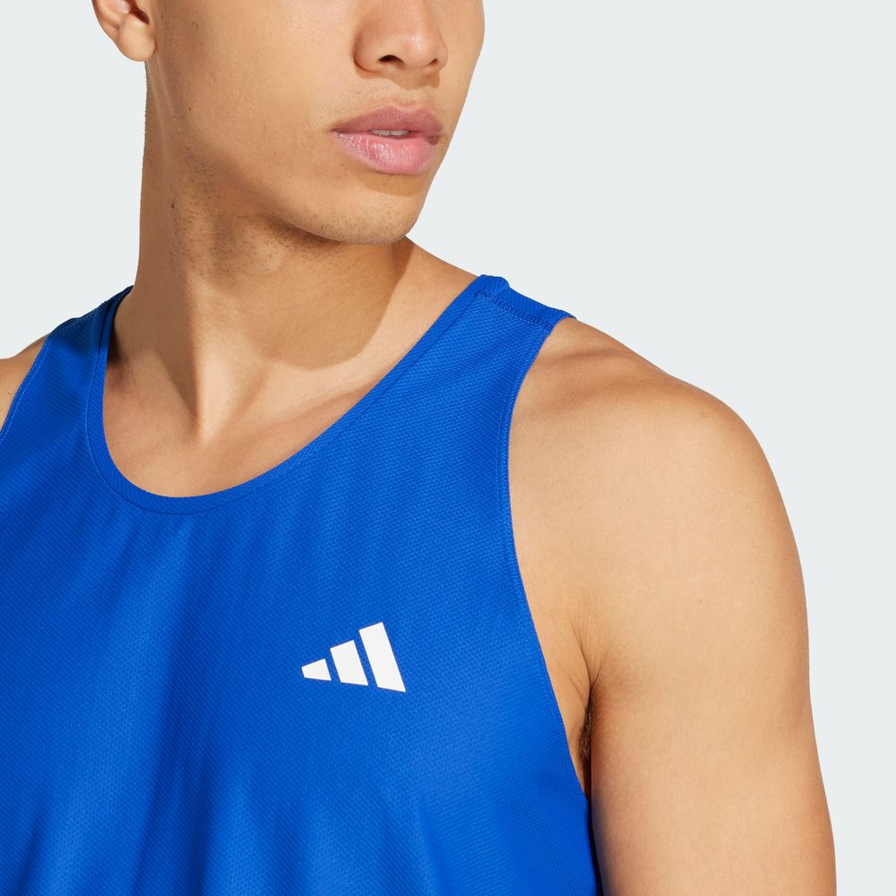 Foto 7 pulgar | Playera Sin Mangas Own The Run Adidas Azul Hombre