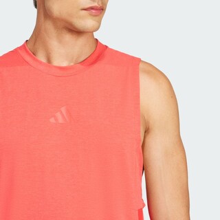 Foto 7 | Playera Sin Mangas Designed-for-training 3 Franjas Adidas Rojo Hombre