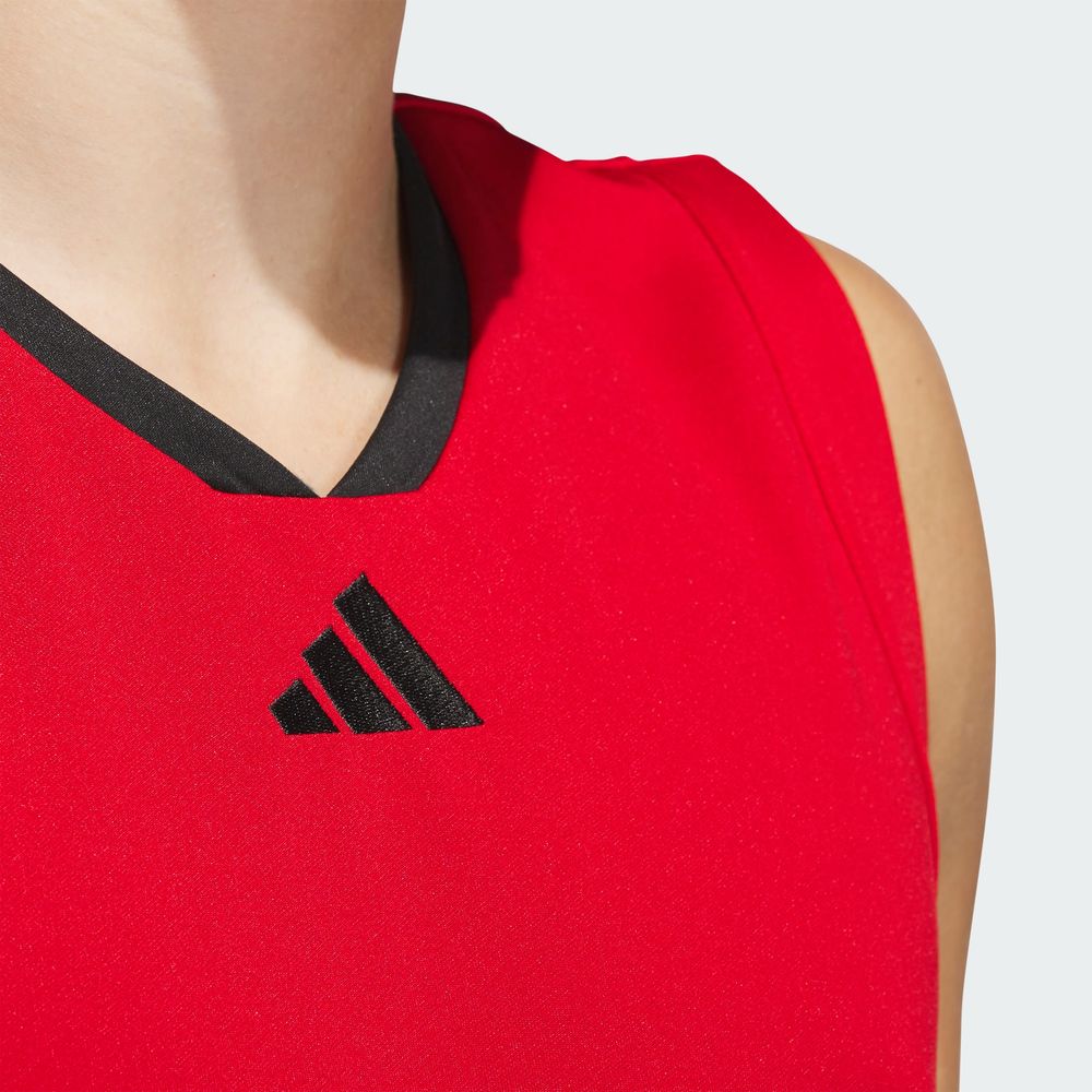 Foto 7 pulgar | Tank 3-Stripes Adidas Rojo para Hombre