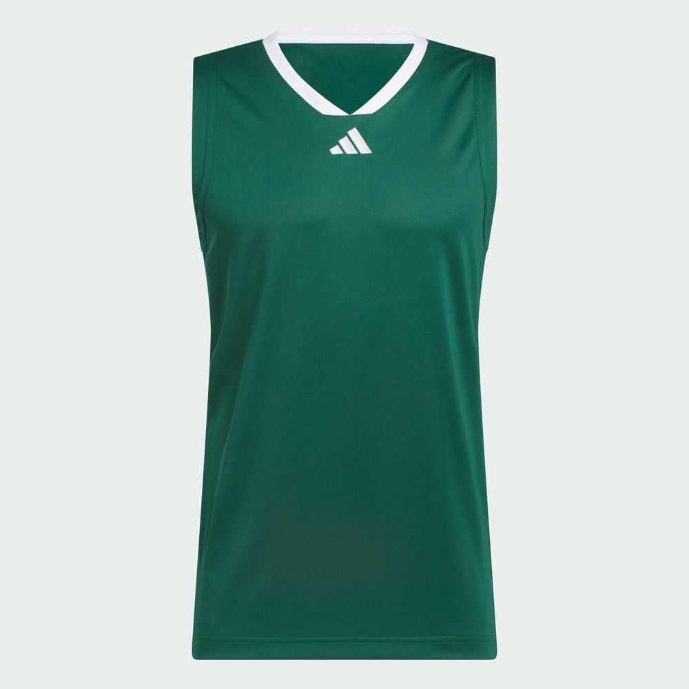 Foto 3 | 3-stripes Tank Adidas Verde Hombre