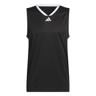 Foto 1 | 3-stripes Tank Adidas Negro Hombre