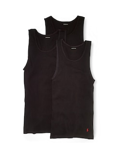 Foto 1 | Camiseta Sin Mangas Polo Ralph Lauren De Algodón De Corte Clásico Para Hombre, Negro/rojo - Venta Internacional.