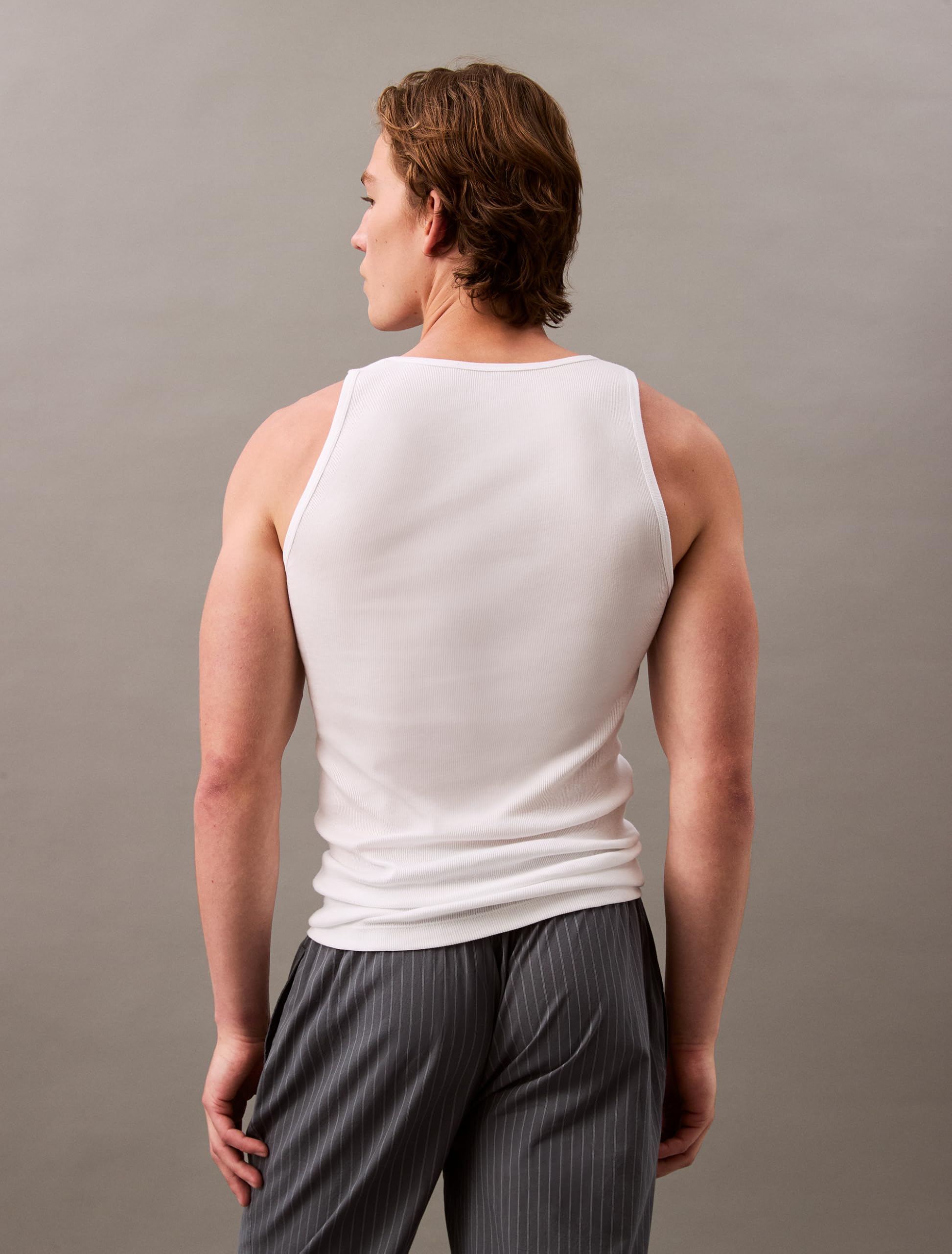 Foto 5 pulgar | Camiseta Sin Mangas Calvin Klein Cotton Classics Para Hombre, Paquete De 3 - Venta Internacional.