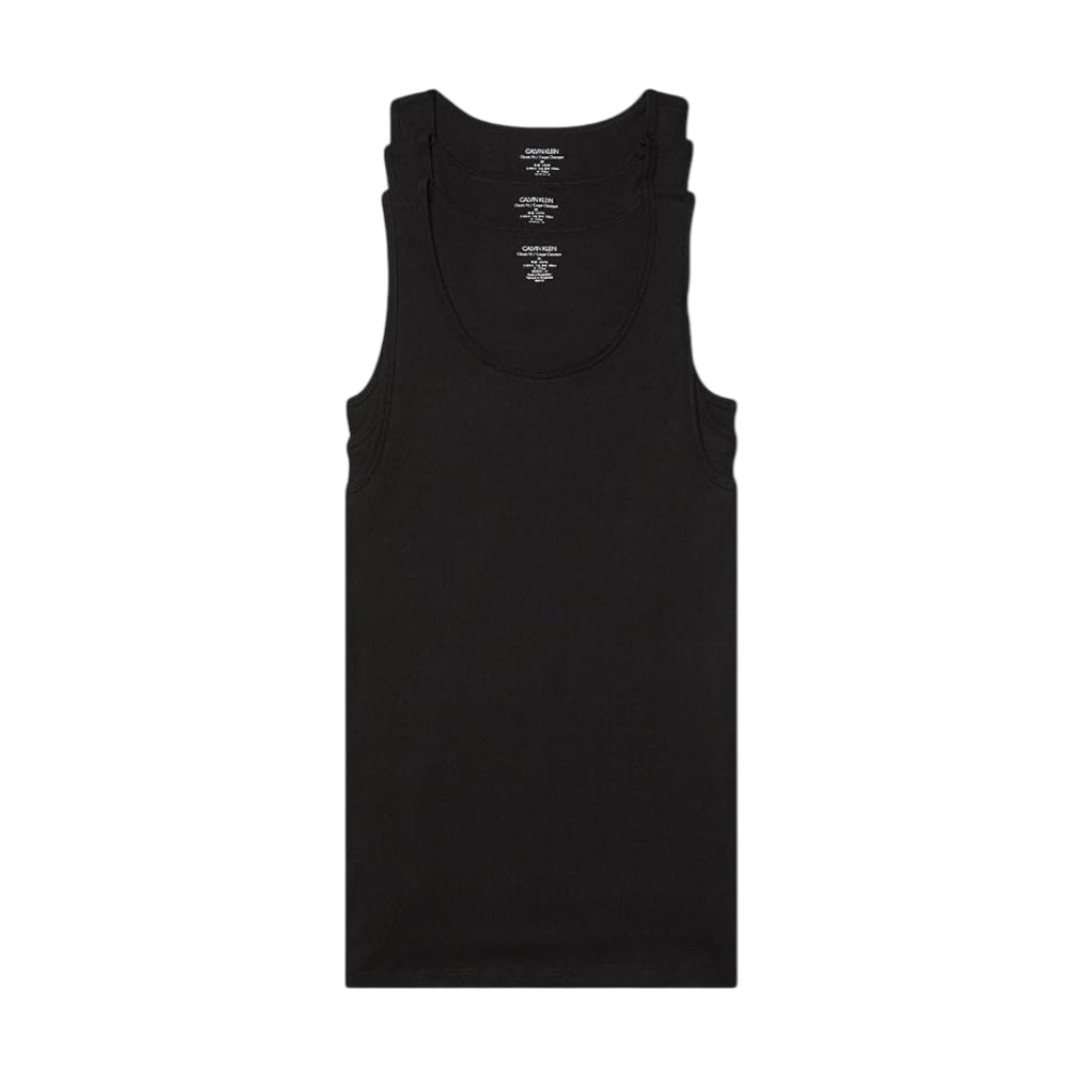 Foto 2 pulgar | Playeras De Resaque Calvin Klein Algodon 3 Pz Color Negro Nb2450 - Original
