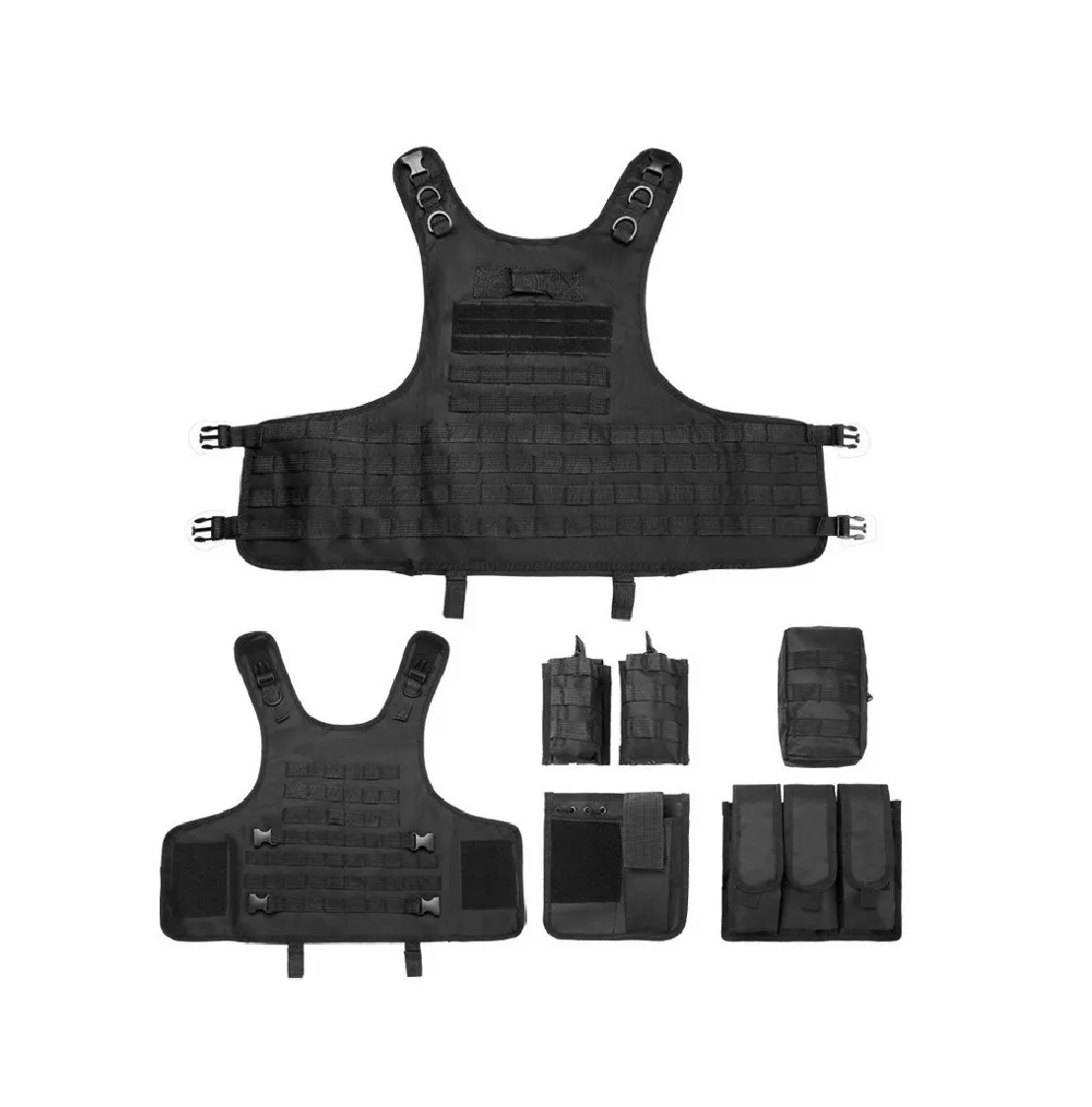 Foto 4 pulgar | Chaleco Táctico Militar Eo Safe Imports ESI-597 color Negro