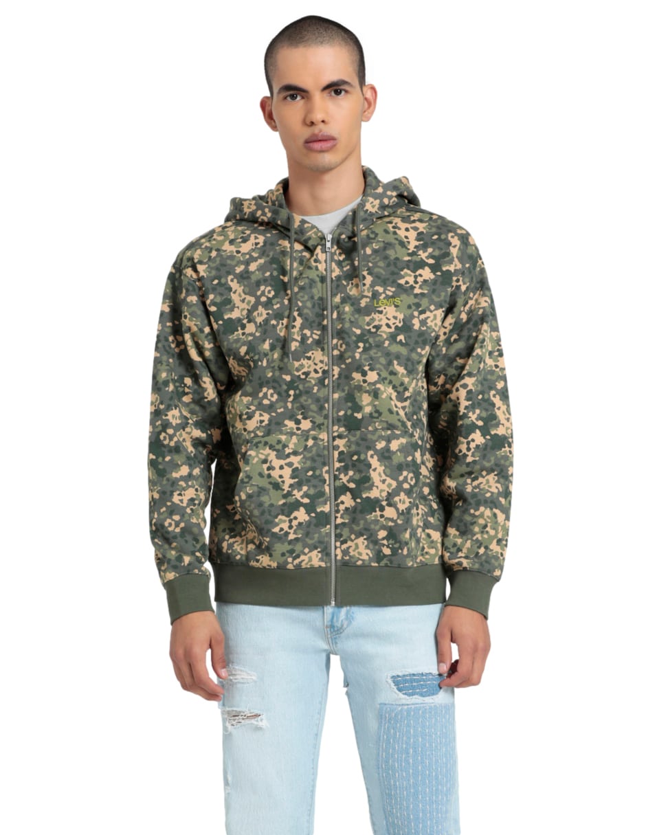 Sudadera Seasonal Zip Up Levi's Multicolor para Hombre $1,599