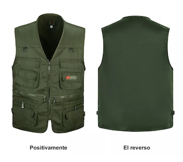 Foto 4 | Chaleco Belug Táctico Respirable de Pesca Caza talla Xl Verde