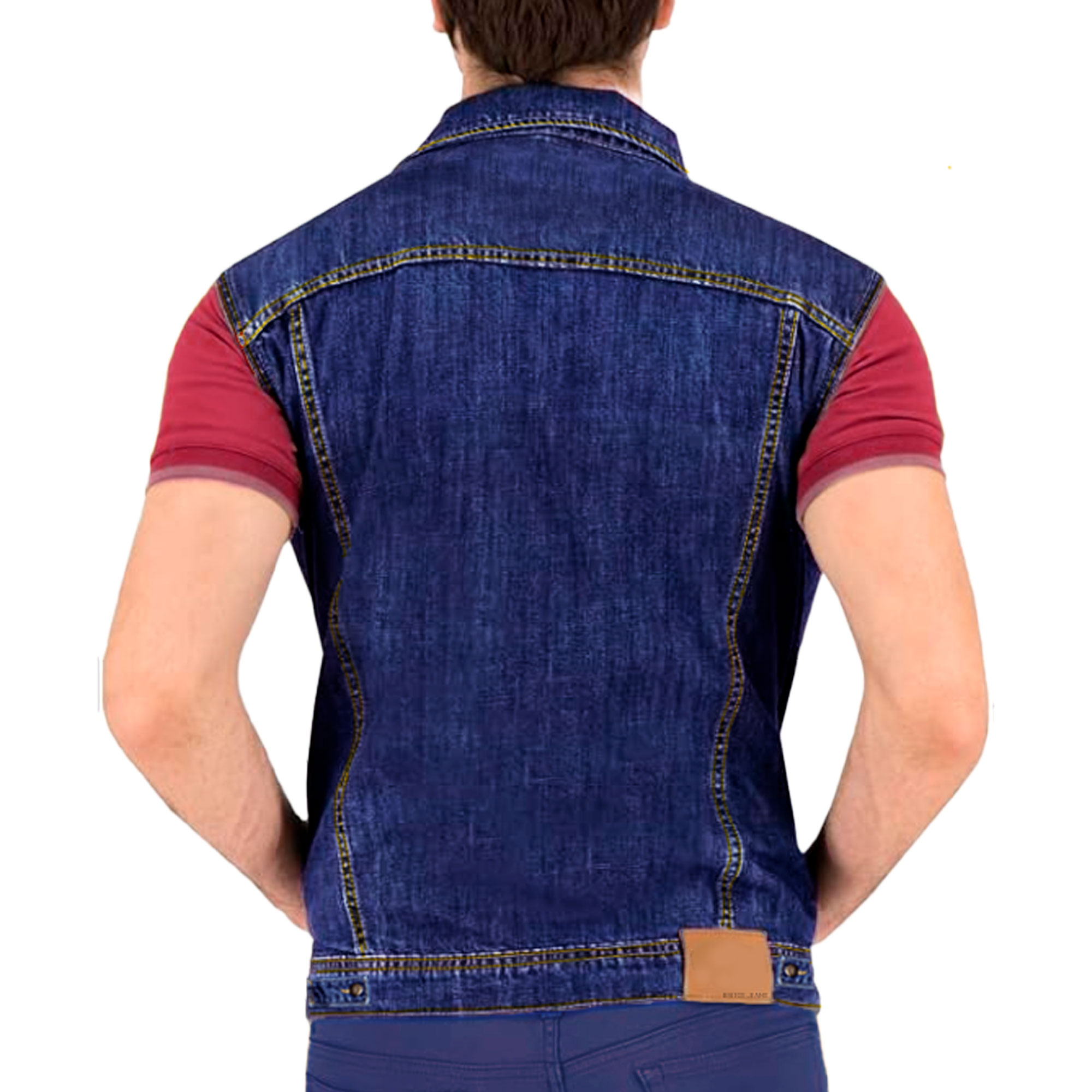 Foto 2 | Chaleco Mezclilla Britos Jeans Hombre 803682