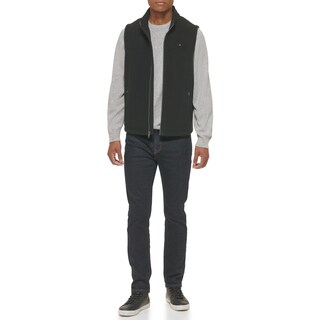 Foto 2 | Chaleco Tommy Hilfiger Negro de Forro Polar para Hombre - Venta Internacional