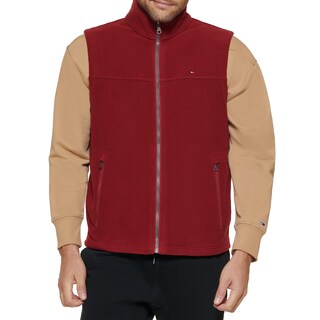 Foto 2 | Chaleco Tommy Hilfiger de Forro Polar Rojo para Hombre - Venta Internacional