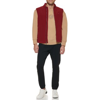 Foto 3 | Chaleco Tommy Hilfiger de Forro Polar Rojo para Hombre - Venta Internacional