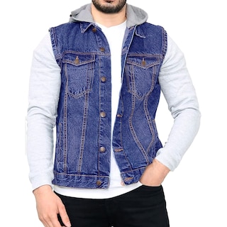Foto 1 | Chaleco Britos Jeans de Mezclilla para Hombre
