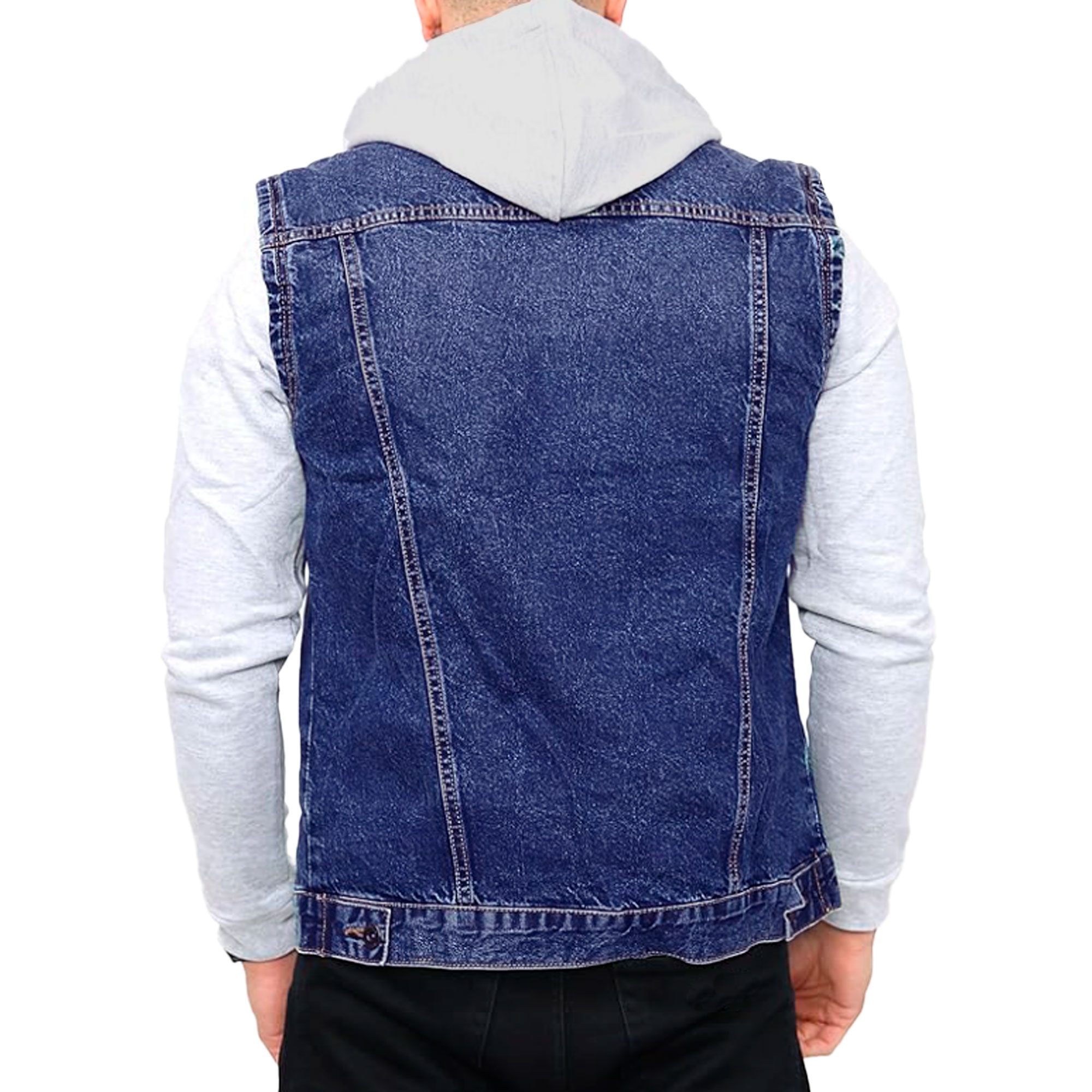 Foto 3 pulgar | Chaleco Britos Jeans de Mezclilla para Hombre