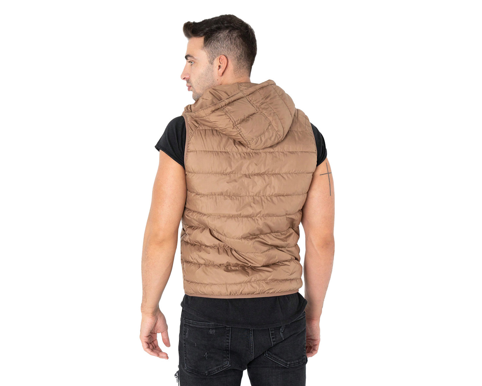 Foto 4 pulgar | Chaleco Ocean Point Camel Con Gorro