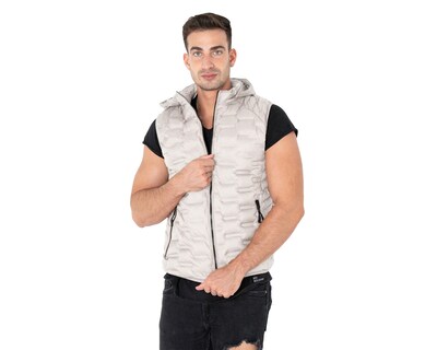 Foto 1 | Chaleco Ocean Point Beis Con Gorro