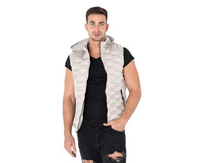Foto 2 | Chaleco Ocean Point Beis Con Gorro