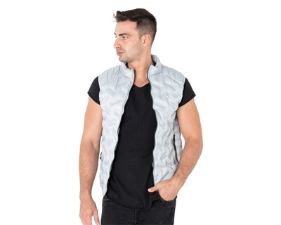 Foto 1 | Chaleco Ocean Point Gris Capitonado