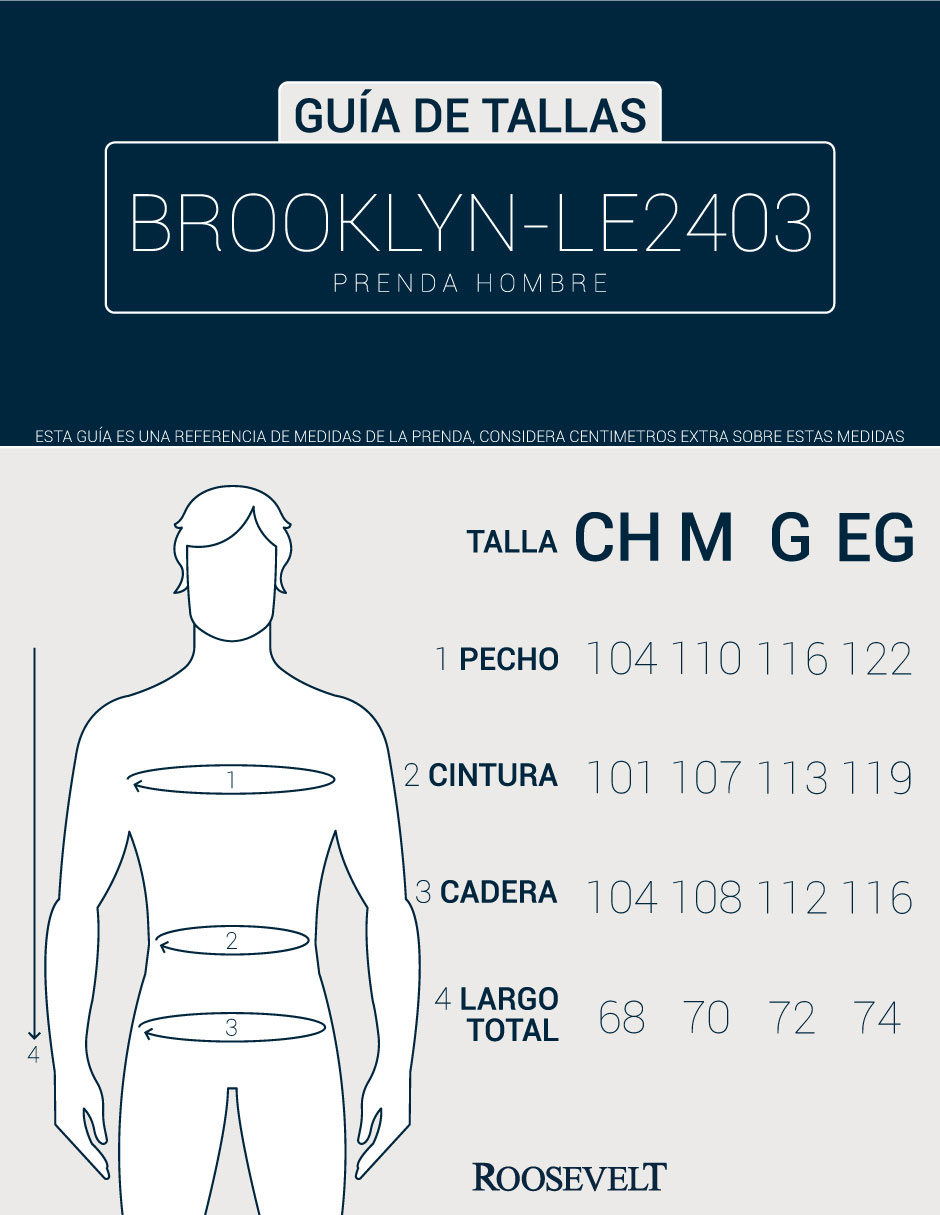 Foto 6 pulgar | Chaleco Roosevelt Caballero Brooklyn-le2403 Blanco