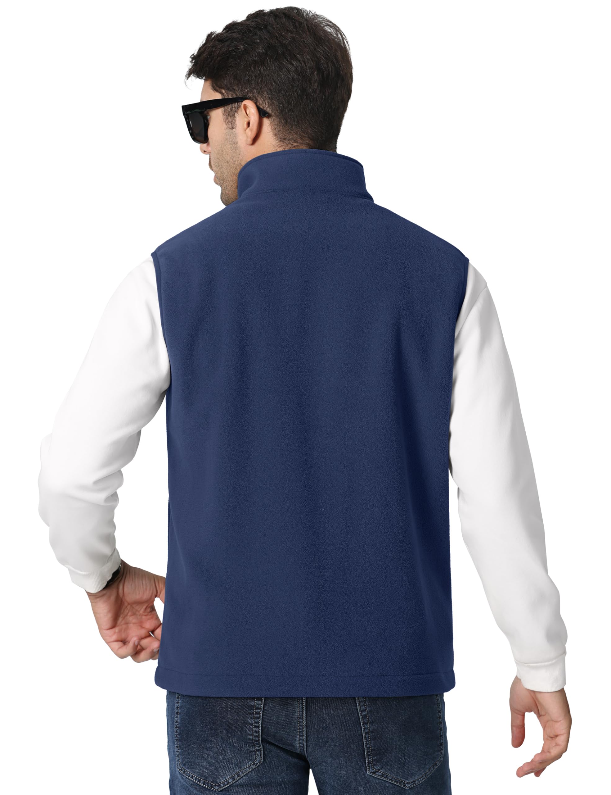 Foto 3 pulgar | Chaleco Tacvasen De Forro Polar Ligero Royalblue S Para Hombre - Venta Internacional.