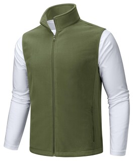 Foto 1 | Chaleco Para Correr Tacvasen De Forro Polar Ligero Y Cálido Para Hombre Armygreen M - Venta Internacional.