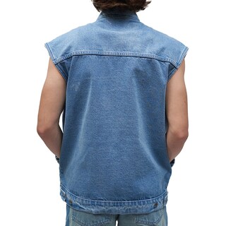 Foto 3 | Chaleco De Mezclilla Mchk. Caballero Diseño De Estrella, Color Azul. Modelo 8077