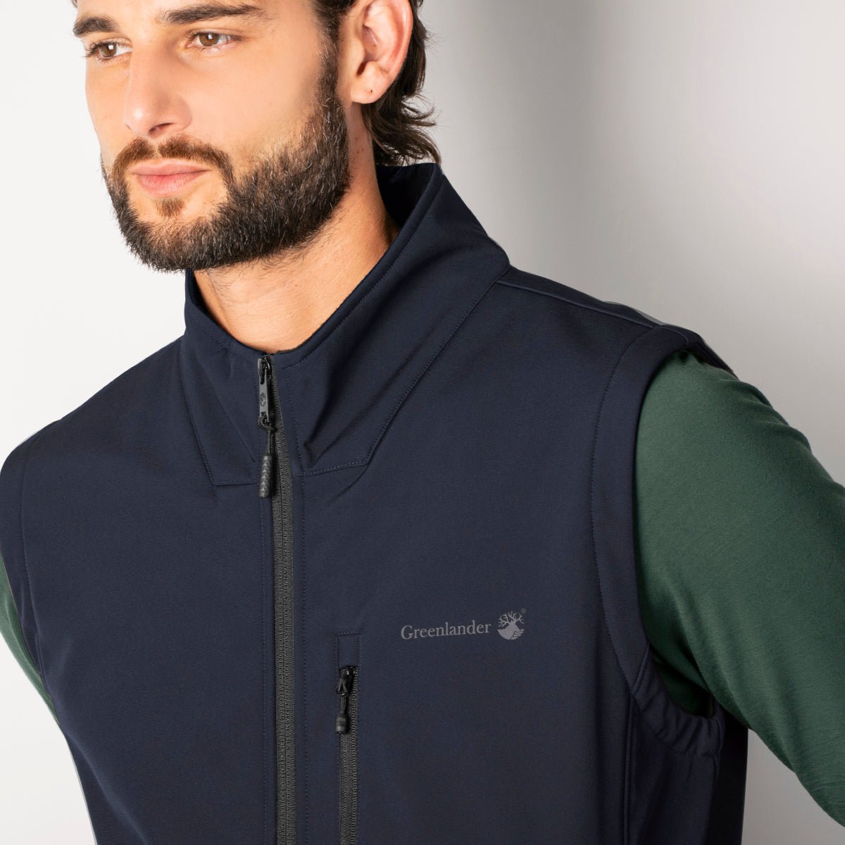 Foto 5 pulgar | Chaleco Greenlander Para Hombre Senderismo Softshell