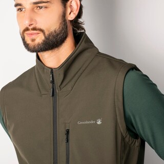 Foto 3 | Chaleco Greenlander Para Hombre Senderismo Softshell