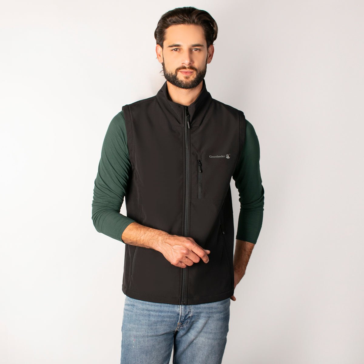 Foto 1 | Chaleco Greenlander Para Hombre Senderismo Softshell