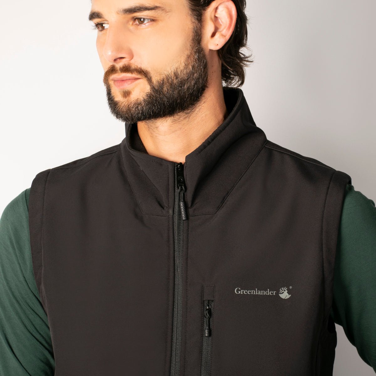 Foto 4 | Chaleco Greenlander Para Hombre Senderismo Softshell