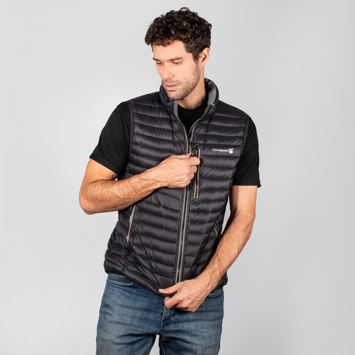 Chaleco Greenlander Acolchado Ligero  Y Casual Para Hombre