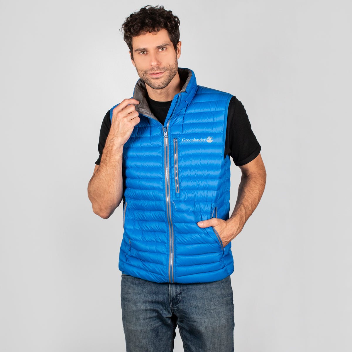 Chaleco Greenlander Acolchado Ligero  Y Casual Para Hombre