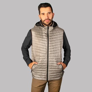 Foto 3 | Chaleco Greenlander Reversible Con Capucha Térmico, Ligero, Acolchado Y Rompevientos 2 En 1 Revesrible Para Hombre