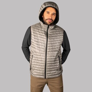 Foto 6 | Chaleco Greenlander Reversible Con Capucha Térmico, Ligero, Acolchado Y Rompevientos 2 En 1 Revesrible Para Hombre
