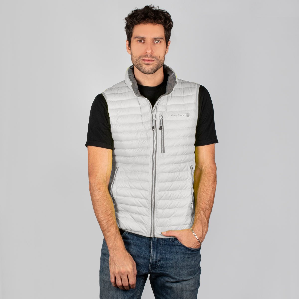 Chaleco Greenlander Acolchado Ligero  Y Casual Para Hombre