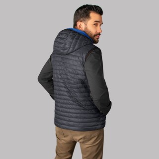 Foto 5 | Chaleco Greenlander Reversible Con Capucha Térmico, Ligero, Acolchado Y Rompevientos 2 En 1 Revesrible Para Hombre
