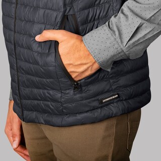 Foto 6 | Chaleco Greenlander Reversible Con Capucha Térmico, Ligero, Acolchado Y Rompevientos 2 En 1 Revesrible Para Hombre