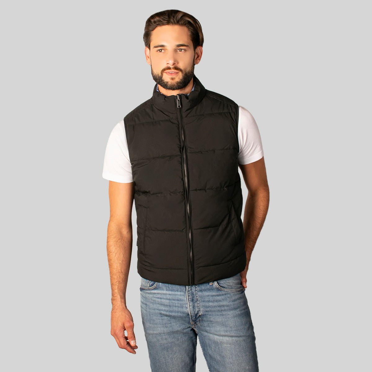 Chaleco Greenlander Reversible Casual Cómodo Para Hombre