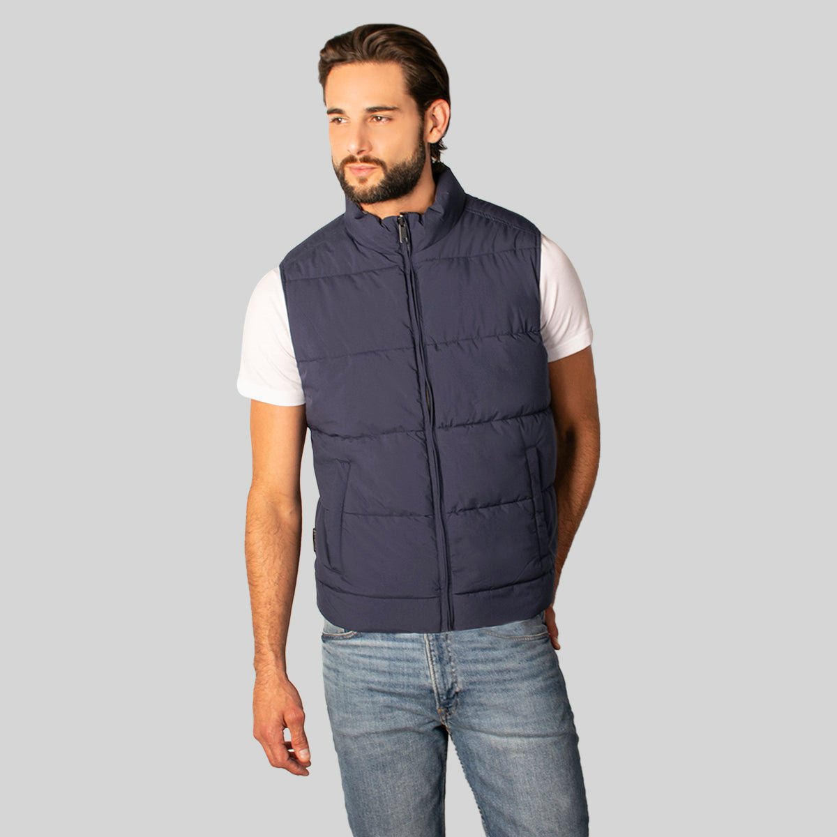 Foto 2 pulgar | Chaleco Greenlander Reversible Casual Cómodo Para Hombre