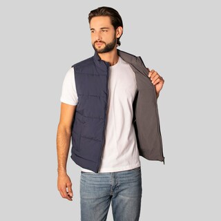 Foto 2 | Chaleco Greenlander Reversible Casual Cómodo Para Hombre