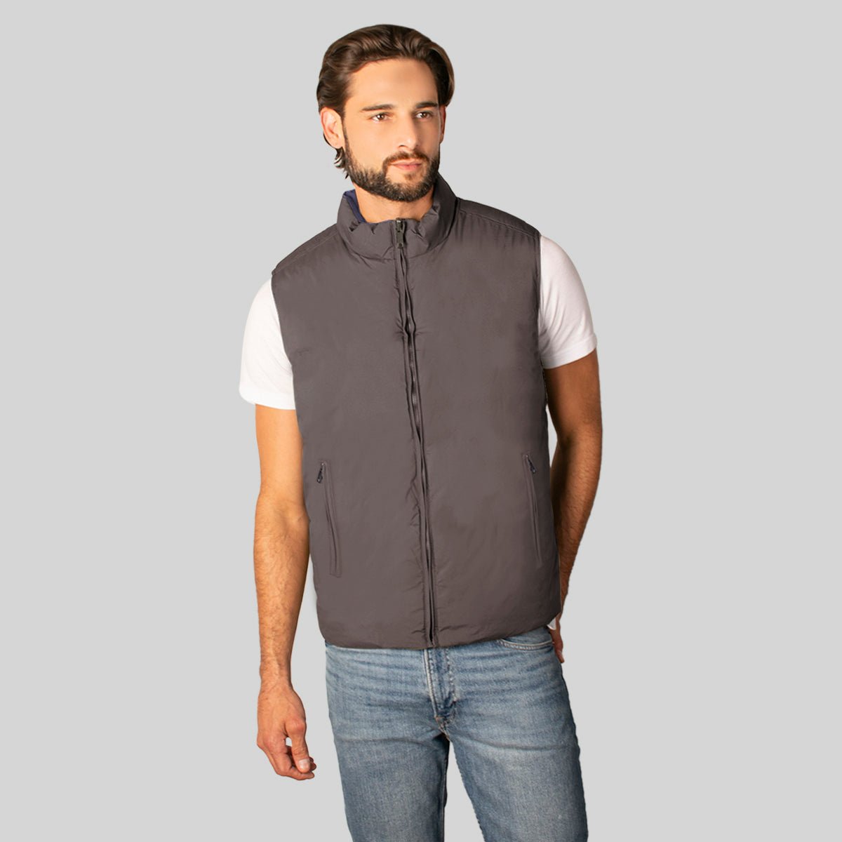 Foto 7 pulgar | Chaleco Greenlander Reversible Casual Cómodo Para Hombre