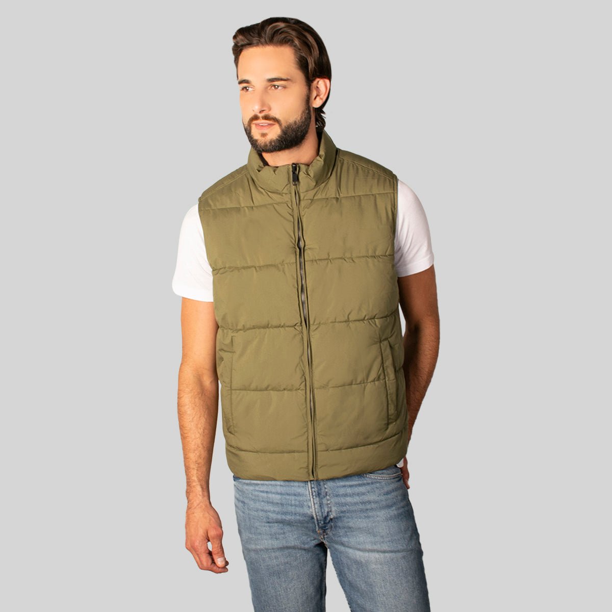 Chaleco Greenlander Reversible Casual Cómodo Para Hombre