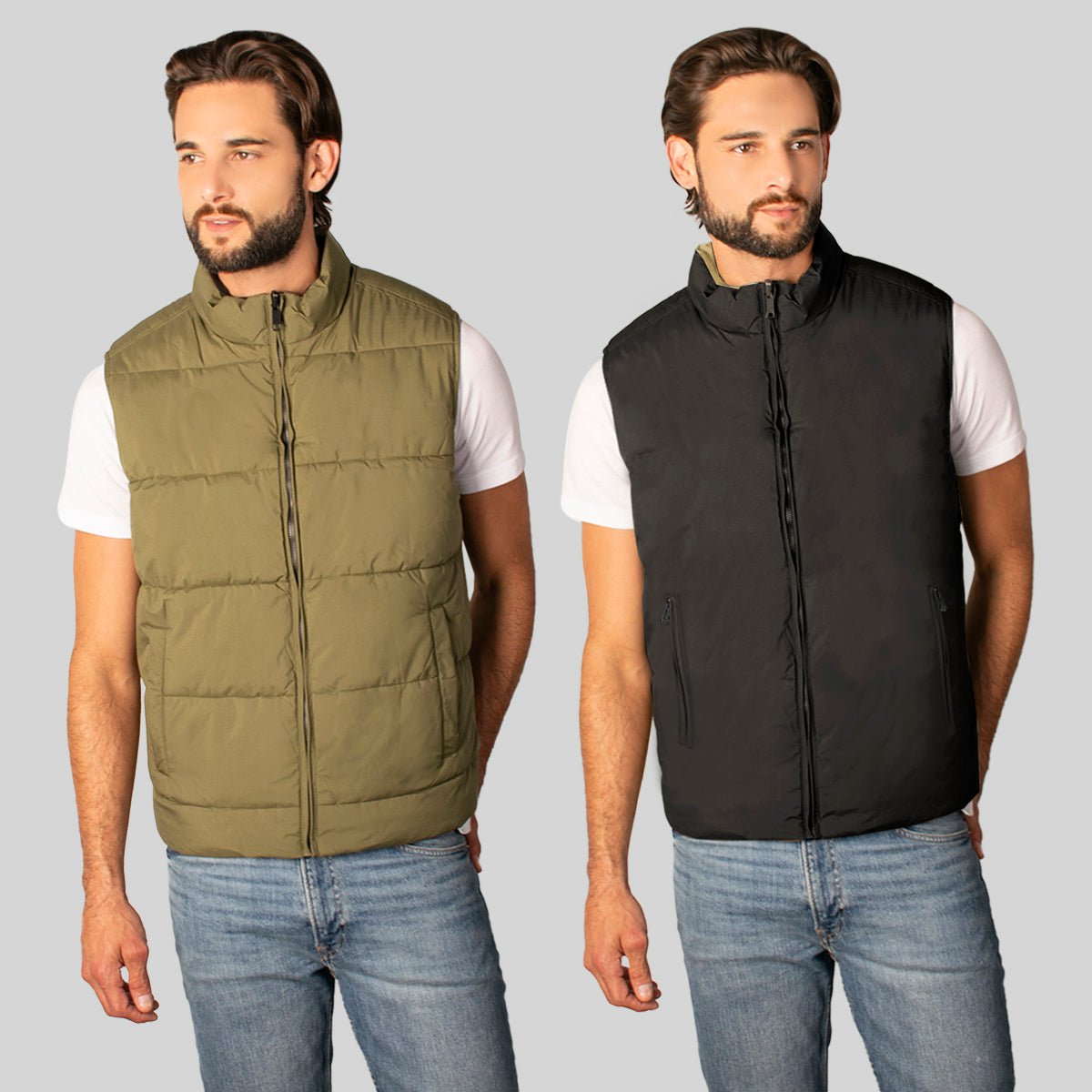 Foto 6 pulgar | Chaleco Greenlander Reversible Casual Cómodo Para Hombre