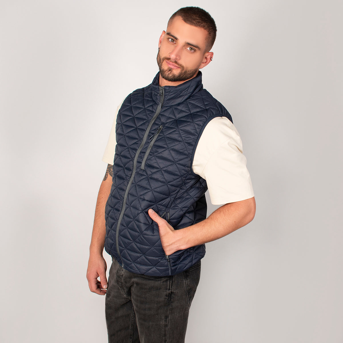 Foto 4 | Chaleco Greenlander Packable Capitonado Ligero Para Hombre