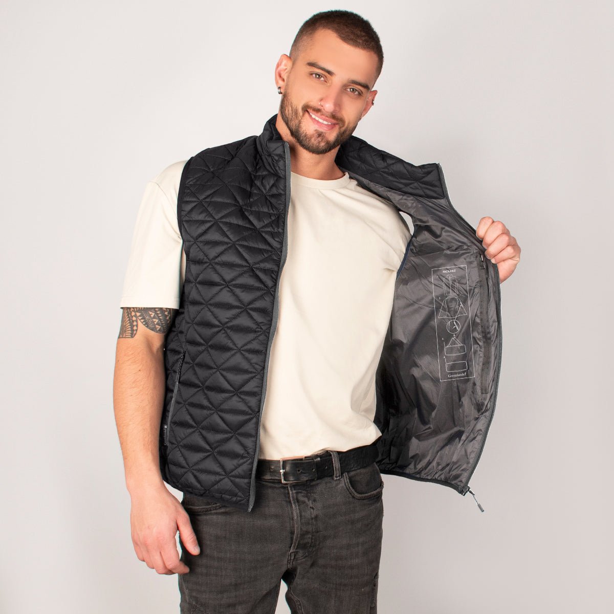 Foto 2 | Chaleco Greenlander Packable Capitonado Ligero Para Hombre