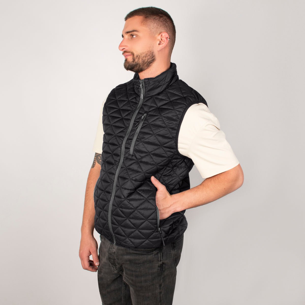 Foto 3 | Chaleco Greenlander Packable Capitonado Ligero Para Hombre