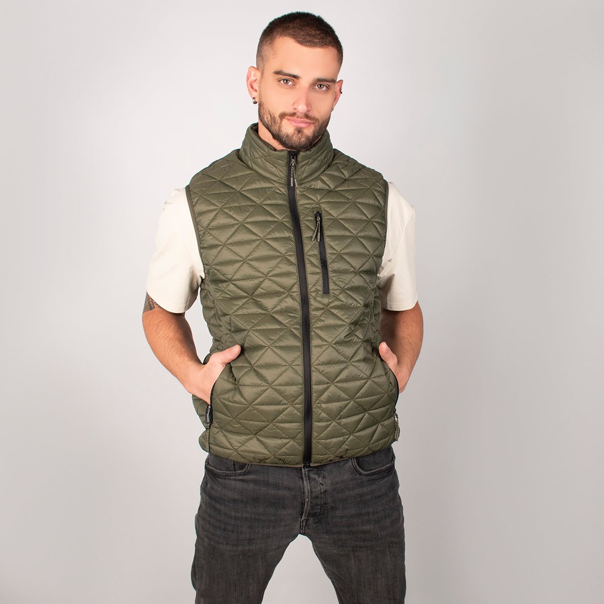 Foto 2 pulgar | Chaleco Greenlander Packable Capitonado Ligero Para Hombre