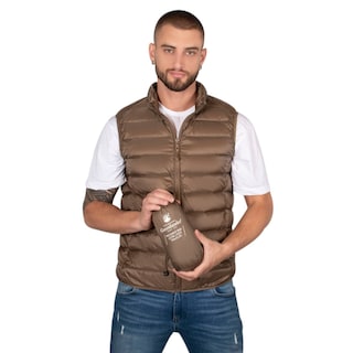 Foto 2 | Chaleco Greenlander De Pluma Ligera Con Bolsa Transportable Para Hombre