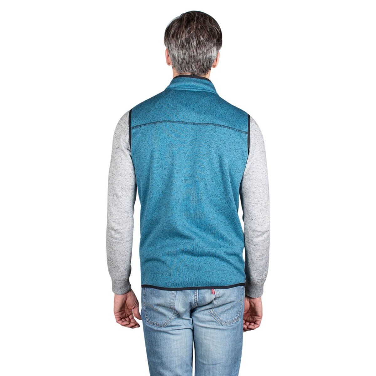 Foto 5 pulgar | Chaleco Greenlander De Punto Azul Claro Para Hombre