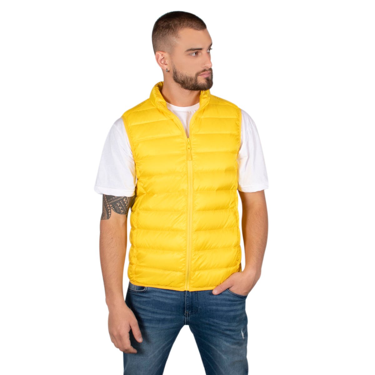 Foto 1 | Chaleco Greenlander De Pluma Ligera Con Bolsa Transportable Para Hombre